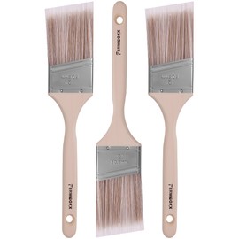Paint Brush, 2IN Stain Brushes for Painting Walls House Touch-Ups,Furnitures and Fence Staining, Wooden Handle Masonry Paintbrush(3 Packs)