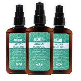 Migabi 미가비 아르간헤어오일 100ml 3개 코튼블랑향 Migabi Argan Hair Oil 100ml 3pcs Cotton Blanche Scent