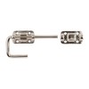 National Hardware N238-972 V800 Sliding Door Latch in Nickel