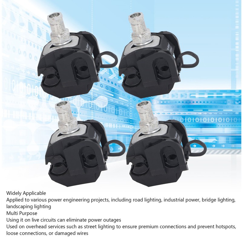 5 Pcs Insulation Piercing Connector 1KV No Peeling Piercing Clamp