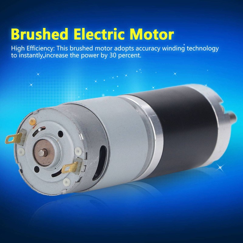 Brushed DC Motor All Metal Pure Copper Wire Rotor Fast