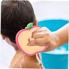 Healvian 4pcs Boy Girl Fruit Shaped Bath Balls Pu Sponge