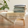 DII Chevron Hand Woven Cotton Throw Collection 50 x 60
