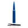 VMS RACING Anti-Theft Blue 50 Caliber Bullet Antenna Fits 07