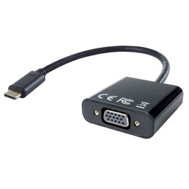 Connekt Gear USB 3.1 Type C to VGA Active Adapter - Male to Female - Thunderbolt and DP Compatible