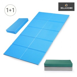 [2-Piece Set] Bella Home Couple's Camping Mat 140x200 (CN8058) Green