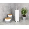 Wenko Kitchen roll Holder Clayton, Stainless_Steel Silver, 15 x 15