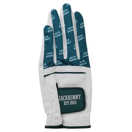 Jack Bunny (Jack Bunny) Continuing popular item Unisex Glove (single-handed with brand logo) / Golf Glove / 262-5985211 Unisex adult, 140_green