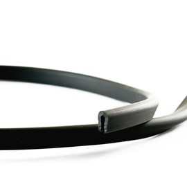 Eutras Kantenschutz KSO4004, Weatherstrip, Protective Strip - for Edges 0.4 - 1.5 mm - black - 3 m., black, 2044