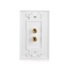 Tuperoymse 2 Posts Speaker Wall Plate Home Theater Wall Plate