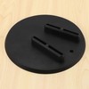 Uinfhyknd Motorcycle Kickstand Pad Kickstand Coaster Pack Fits Harley Davion
