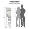 Vtopmart 63.2" Tall Slim Bathroom Storage Cabinet with 4 Adjustable