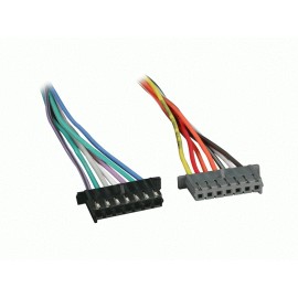 plugs harness adaptor wiring deck subwoofer Dodge harness connector for oem genuine original radio to plug connect it