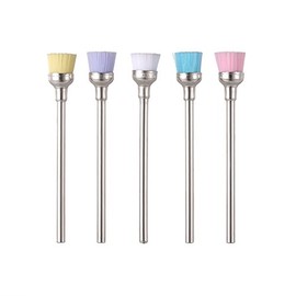 Anself 5pcs 2.35mm Professional Nail Art Drill Bit Random color Nail Drill Cleaning Brush Manicure Accessories