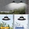 TSUNESLUX 2 Pack Solar Shed Light Outdoor Indoor, Solar Powered