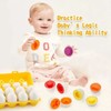 12pcs Matching Eggs Set Educational Early Learning Shapes Sorting Color