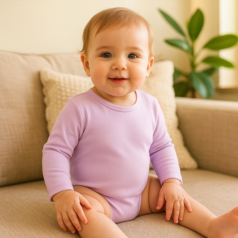 ROMPERINBOX Baby Girl Long Sleeve Onsies 18-24 Months, Baby Girl