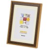 Nakabayashi F-TMS-311-BR Two-Tone Photo Frame, 2L/KG Brown