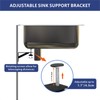 VANROUG 4 Pcs Undermount Sink Brackets, Undermount Sink Support, Undermount