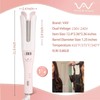 VAV Automatic Curling Iron 1.25” Rotating Hair Curler for Long/Medium
