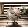 Abbott Collection 57-LATITUDE-05 Glossy Globe On Stand, White