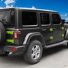 Jimen Fit for Jeep Wrangler JLU 4 Door 2018-2024, 20PCS
