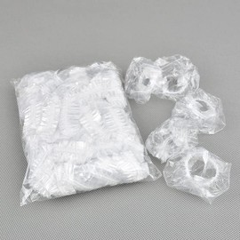 100 fundas desechables para los oídos para la ducha, impermeables, elásticas, para el cuidado de la peluquería, protectores de oídos para el cabello d