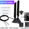 Dual Band 2.4GHz 5GHz 5.8Ghz RP-SMA Gaming WiFi 6E 802.11ac/ax
