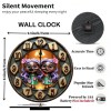25x25cm Wood Wall Clock that is Also a Puzzle (Pieces