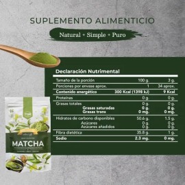 Té Matcha 100 Puro Premium Orgánico 100 Gramos                                                                                                        