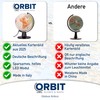 ORBIT Globes & Maps - Retro-Globus - 16cm Mini-Leucht-Globus im