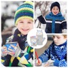 Votvlog Half Finger Gloves Children's Fingerless Winter Flip Top Gloves