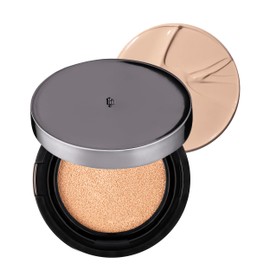 HEVVYMAKEUP V Cushion Skin Fit No.21 Light Begie - Korean Makeup Flawless Radiance Foundation for Dewy Glow Skin - Poreless Ariy Weightless Coverage, 0.35oz.