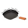 Misorel Sarten Square Parrilla Comal Grill 24 Cm Plegable Cocina