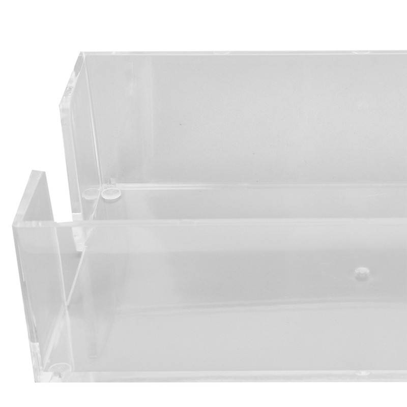 Acrylic Napkin Holder Transparent Uncapped Bathroom Napkin Holder for 23x14x6cm