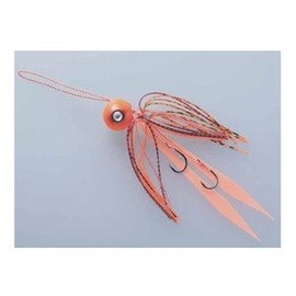 Hayabusa SE123 Tairaba Musou Red Snapper Fleece Slide TG Head Complete Model 1.1 oz (30 g), Appeal Orange