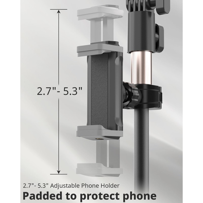 UBeesize 10.5in Laptop Ring Light with Stand and Phone Holder