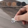 Hession 324 Pieces Adhesive Screw Hole Covers Wood Furniture Cabinet