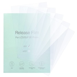 3DTOOLS 5PCS 200x140MMx0.15MM FEP Release Film High Quality Film for ELEGOO Mars 2 Pro, Mars 3, Mars 3 Pro/ANYCUBIC Photon, Photon M3, Photon Mono 4K/Phrozen Sonic Mini/Voxelab Proxima 6.0 3D Printer