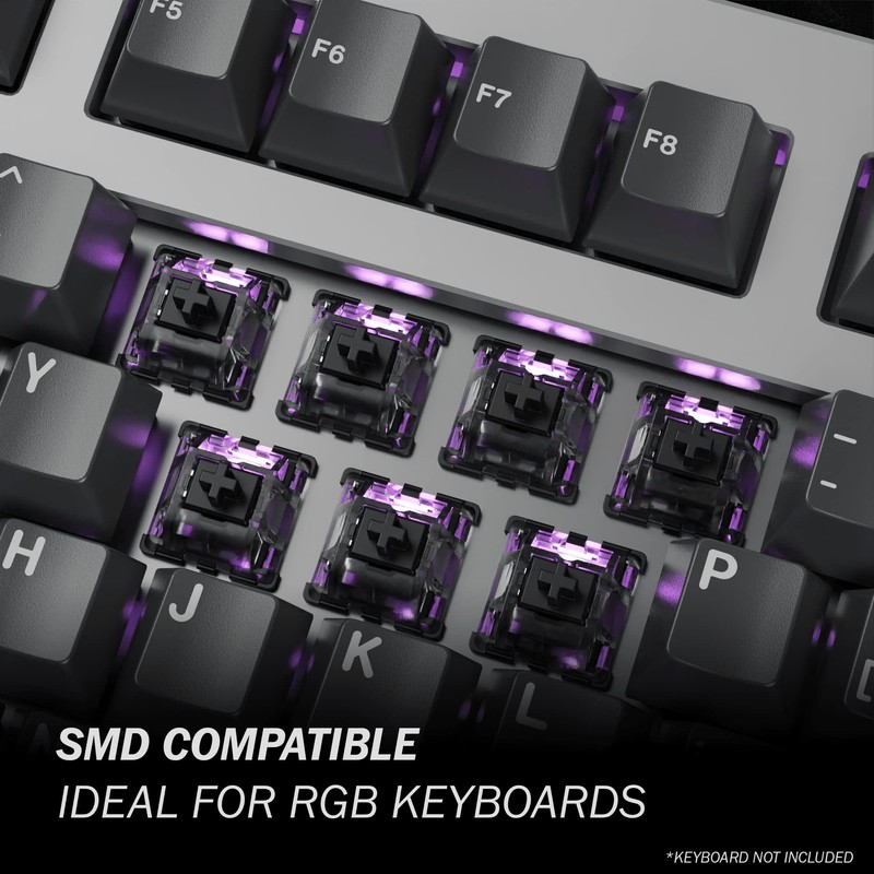 Gateron KS-15 RGB - Interruptor mecánico óptico tipo MX -