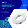 Accu - M5 x 10mm Form A Flat Washers (DIN