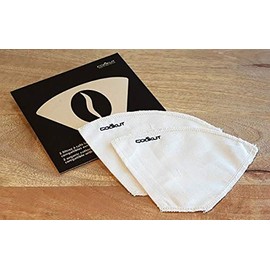 Reusable Cotton Coffee Filter x2