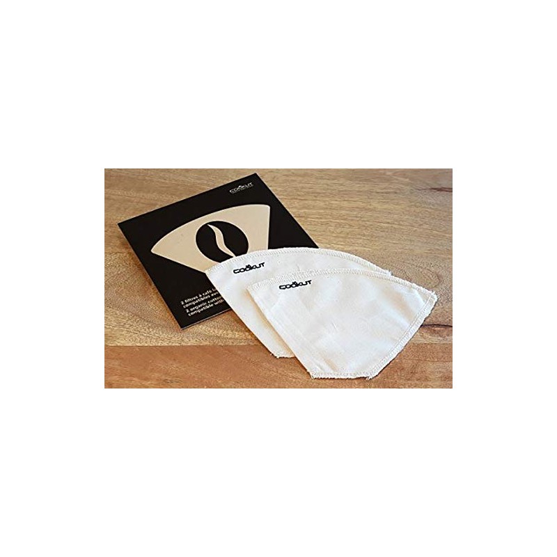 Reusable Cotton Coffee Filter x2