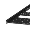 Triangle Ruler 7in Carpenter Square Aluminum 90 Degrees 45 Degrees