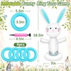 Inflatable Easter Bunny Ring Toss Game,Indoor Outdoor Toss Game for