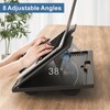 Adjustable Laptop Desk with 8 Angles - Cushioned Lap Desk