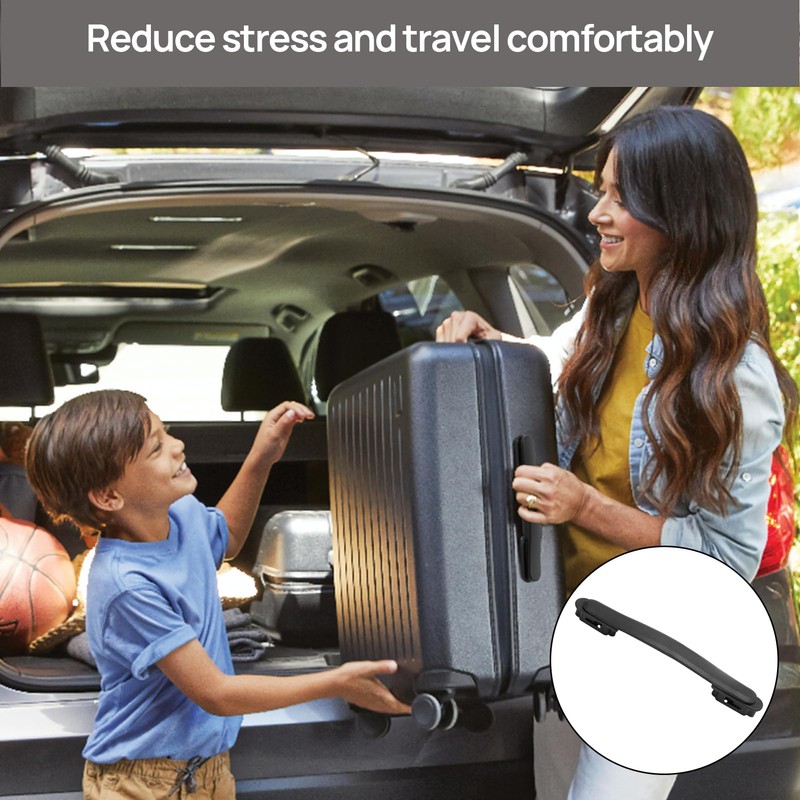 Huybaa Suitcase Handle, Black Luggage Suitcase, Handle Replacement Plastic, Black,