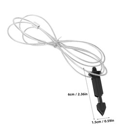 ULTECHNOVO 3pcs Trailer Breakaway Switch Cable for Rv Towing Lightweight Electric Brake Cable Replacement Easy to Install and Store for Trailer Safety and Reliability