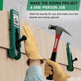 Siding Installation Tools, Siding Mounting Kit for Use with 5/16-Inch Fiber Cement Siding, Durable Siding Tools Lap Siding Gauge with Adjustable Reveals, Hardie Siding Tools, Polycarbonate Body