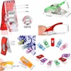 Sewing Clips, 100-Pack Multipurpose Fabric Clips, Assorted Colours for Crafting